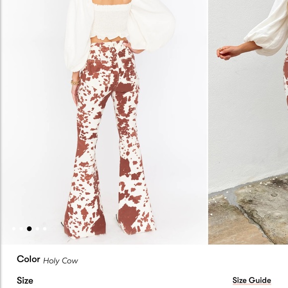 Show Me Your MUMU Cam Cam Bells Holy Cow XL Bell Bottom Flare SMYM - Picture 3 of 3